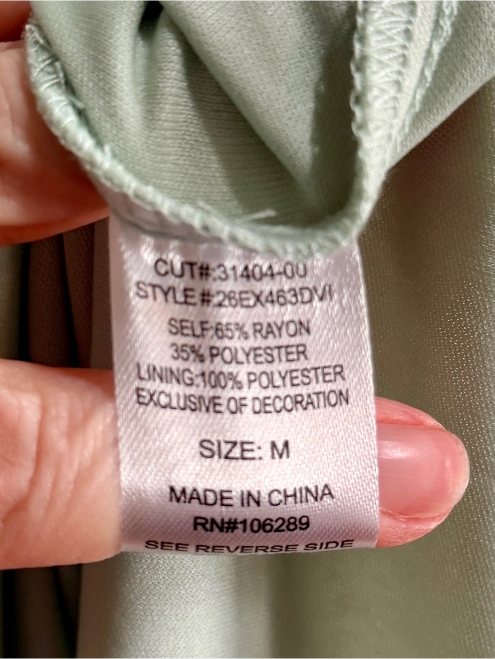 Floral Tiered Maxi Sundress Light Green w/Smocked Bodice & Adjustable straps M&L - Picture 6 of 12